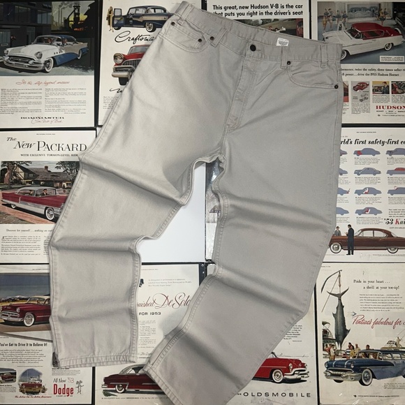 Vintage Levis 540 Jeans Mens 38X32 Relaxed Fit Pants 90s Tan Denim - Picture 1 of 13